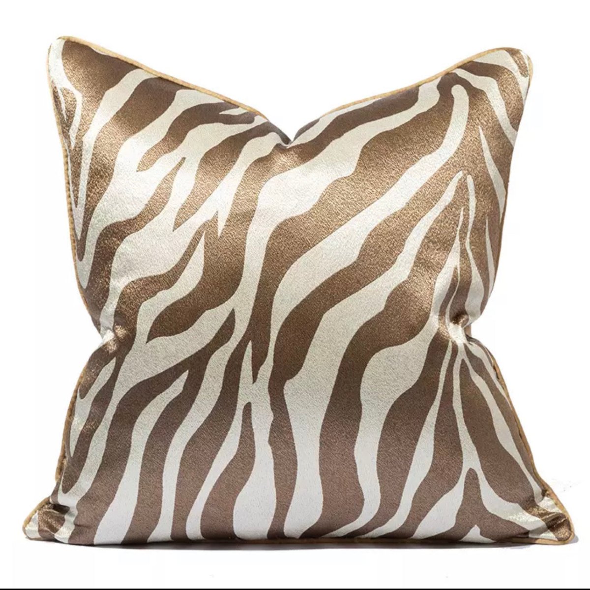 Zebra Druck Kissenbezug 22" x 22" Luxe Kollektionen