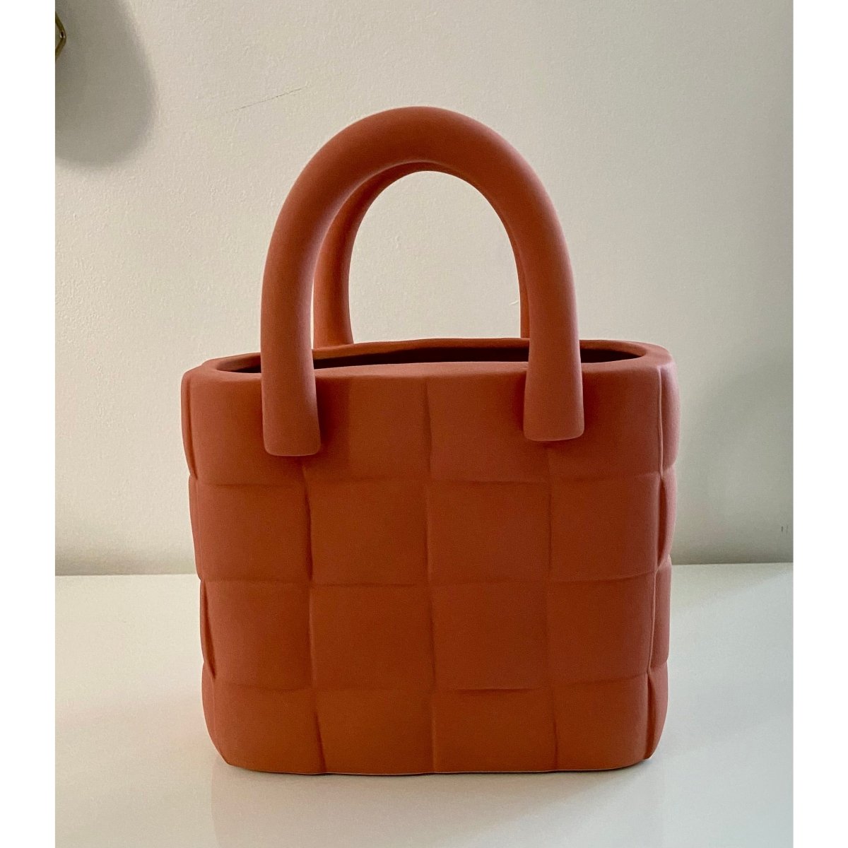 Keramische Handtaschenform Blumenvase modisch