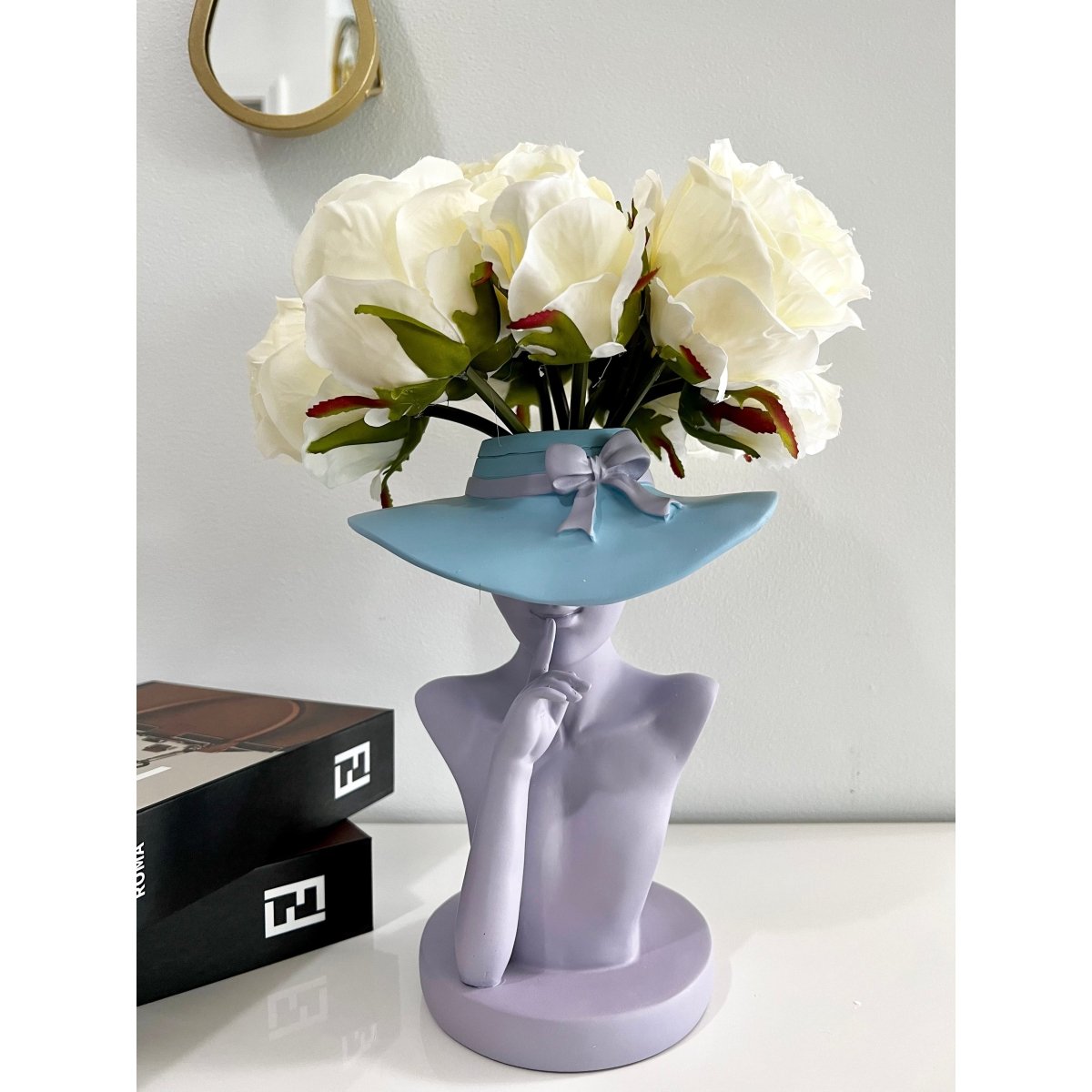 Damen Hut Vase