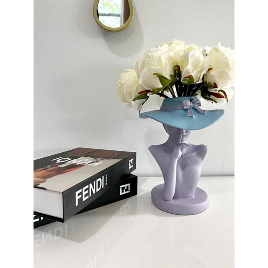 Damen Hut Vase