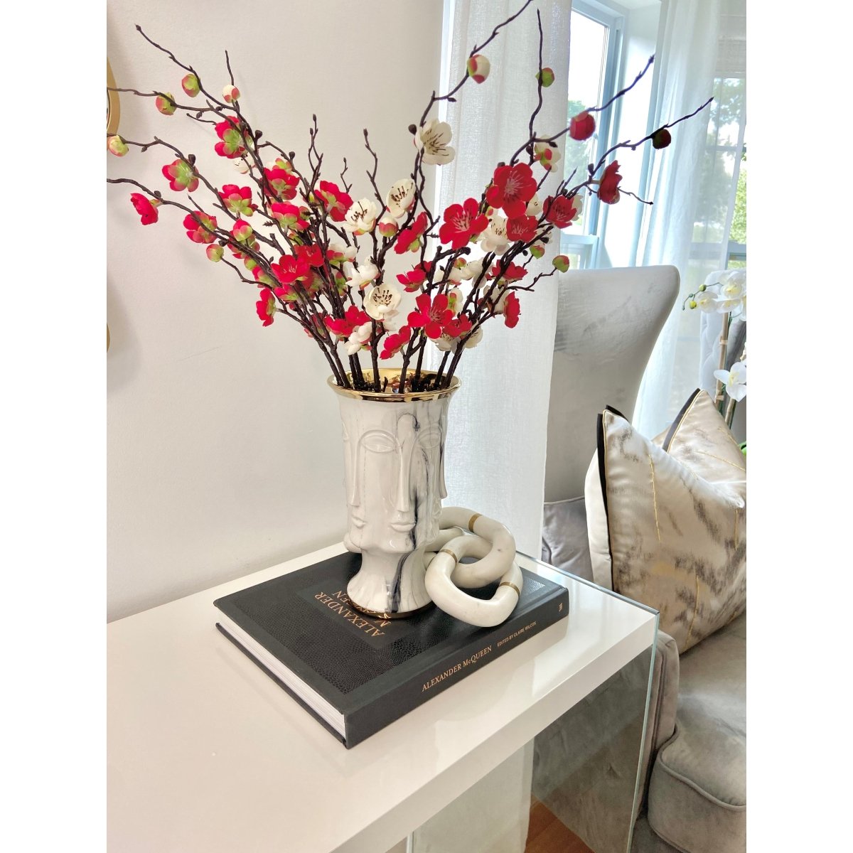 Moderne Kopf-Gesichts-Vase