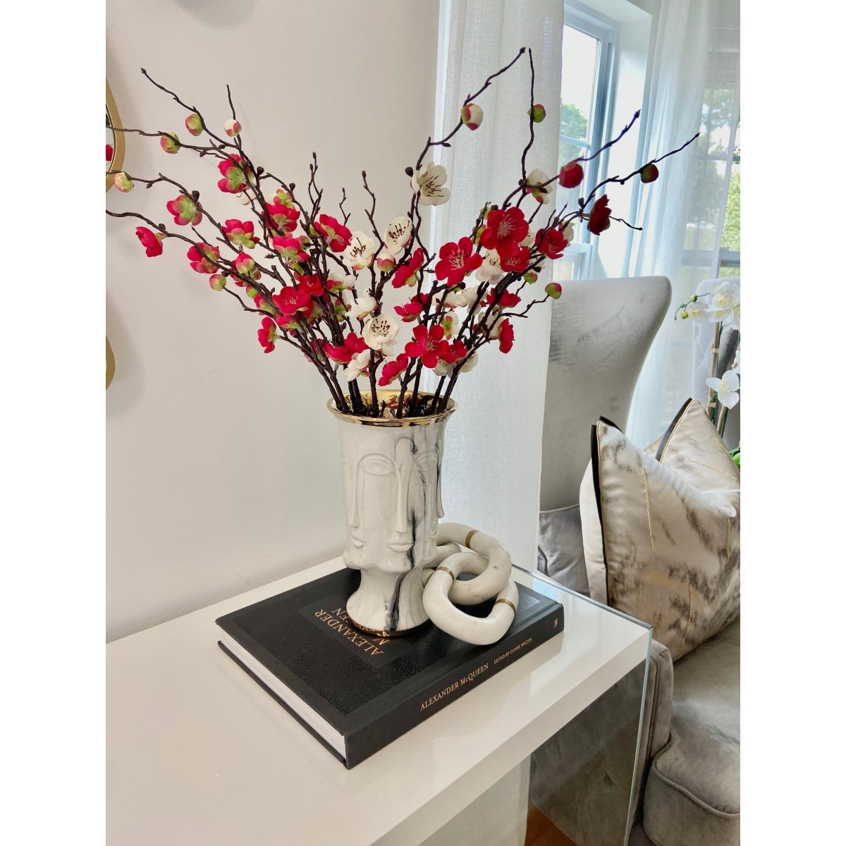 Moderne Kopf-Gesichts-Vase