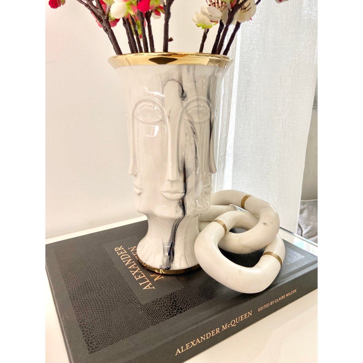 Moderne Kopf-Gesichts-Vase