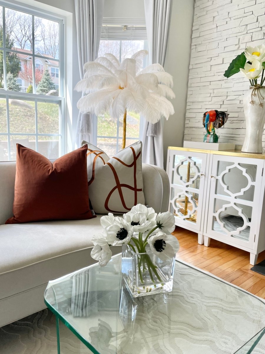 Realistische Mohnblume - Real Touch Kunstblumen - Mohnseidenblumenarrangement