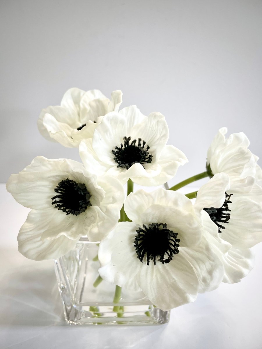 Realistische Mohnblume - Real Touch Kunstblumen - Mohnseidenblumenarrangement