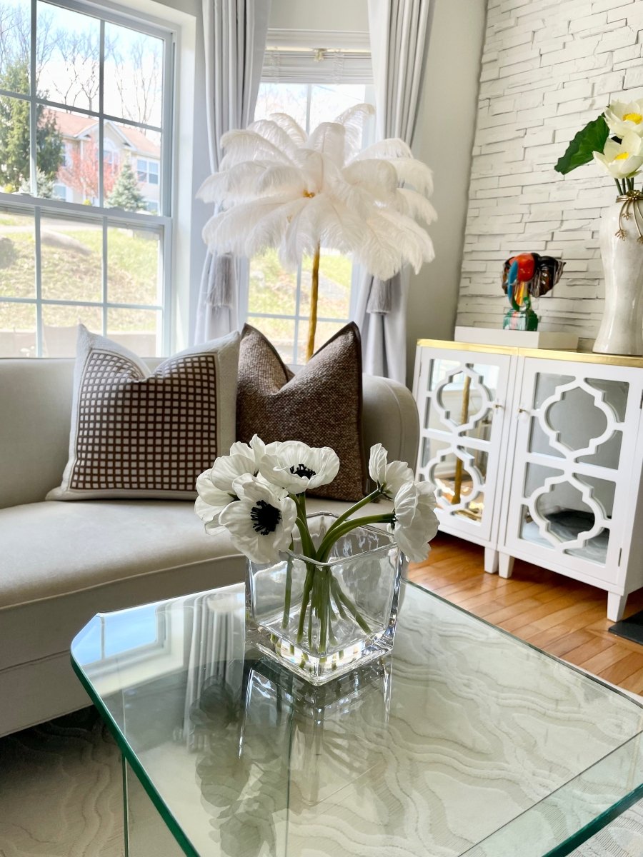 Realistische Mohnblume - Real Touch Kunstblumen - Mohnseidenblumenarrangement